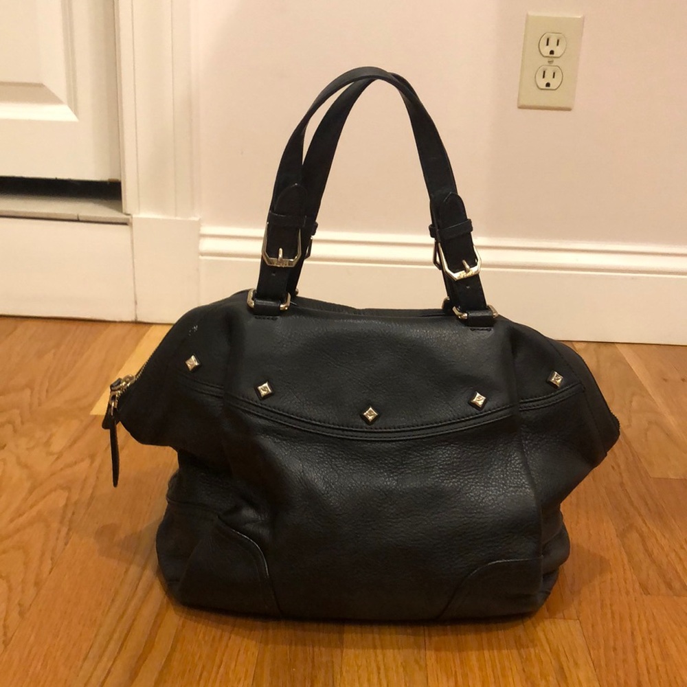 MCM Black Leather Bag
